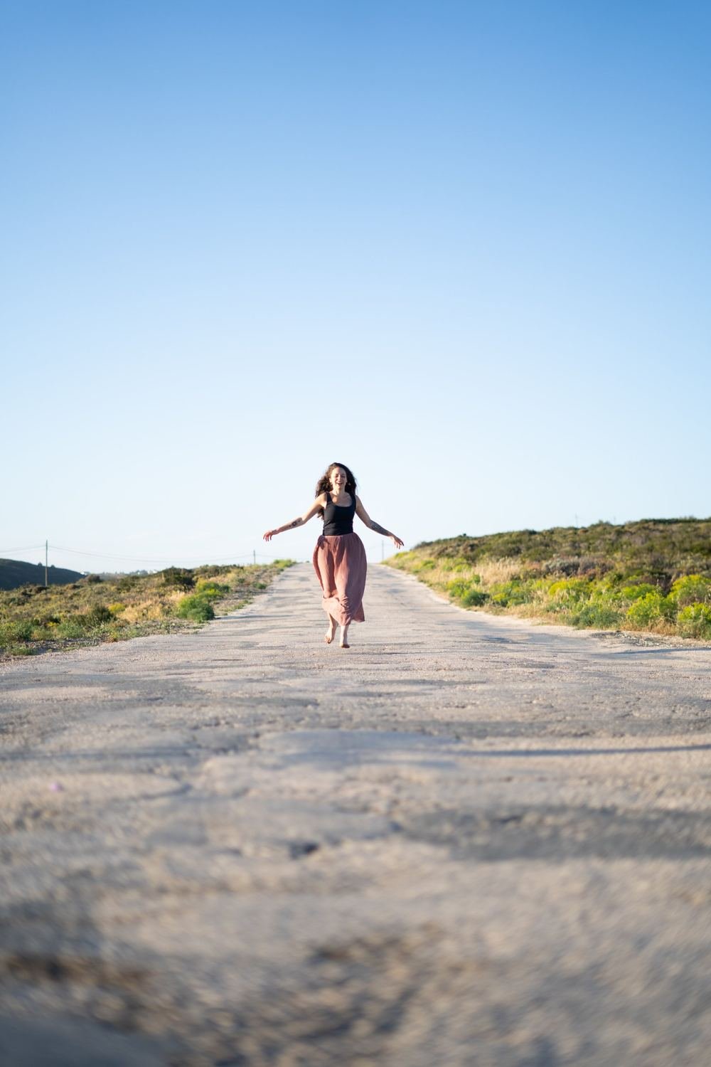 Elena running
