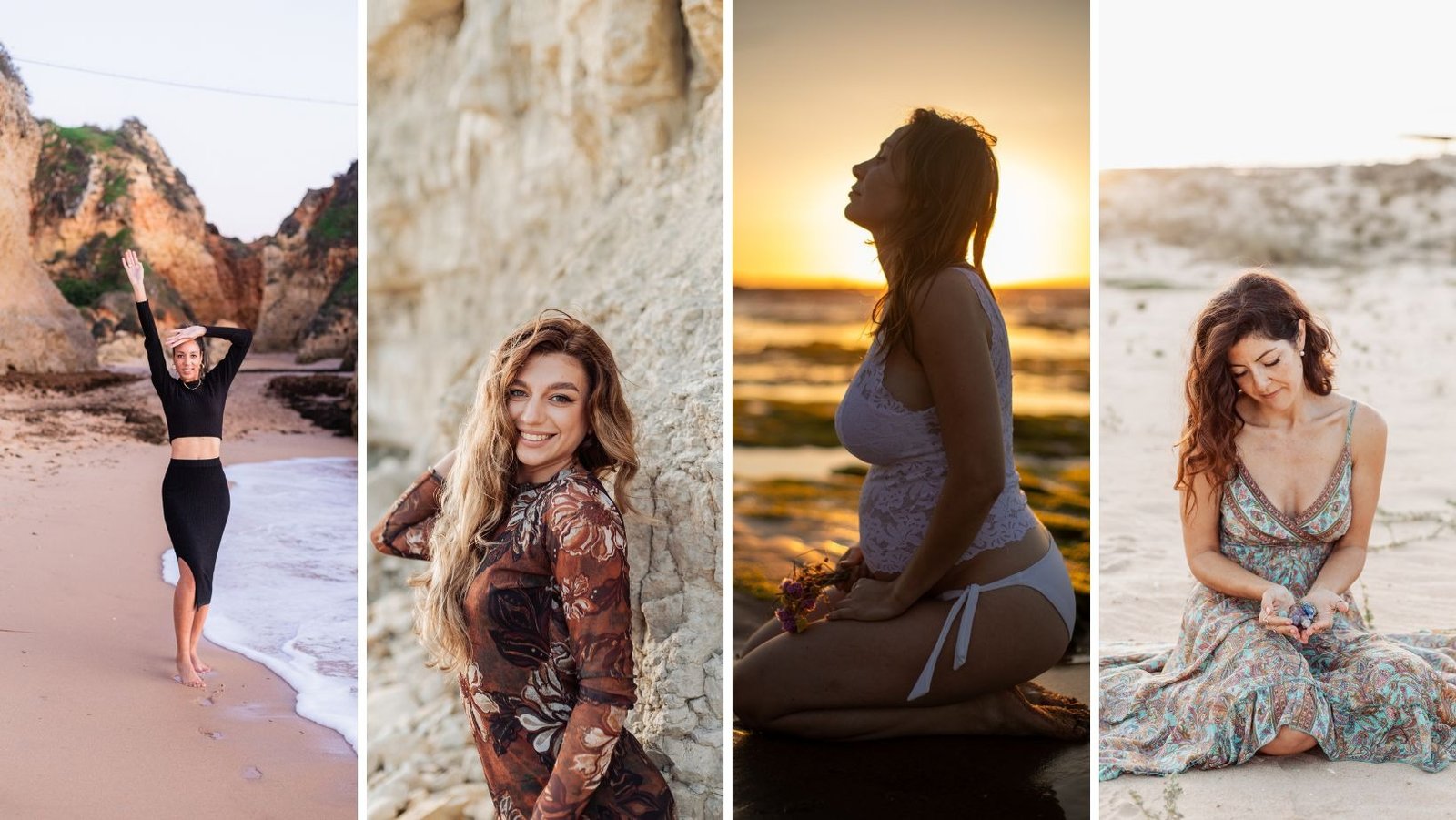 Women at a photoshoot