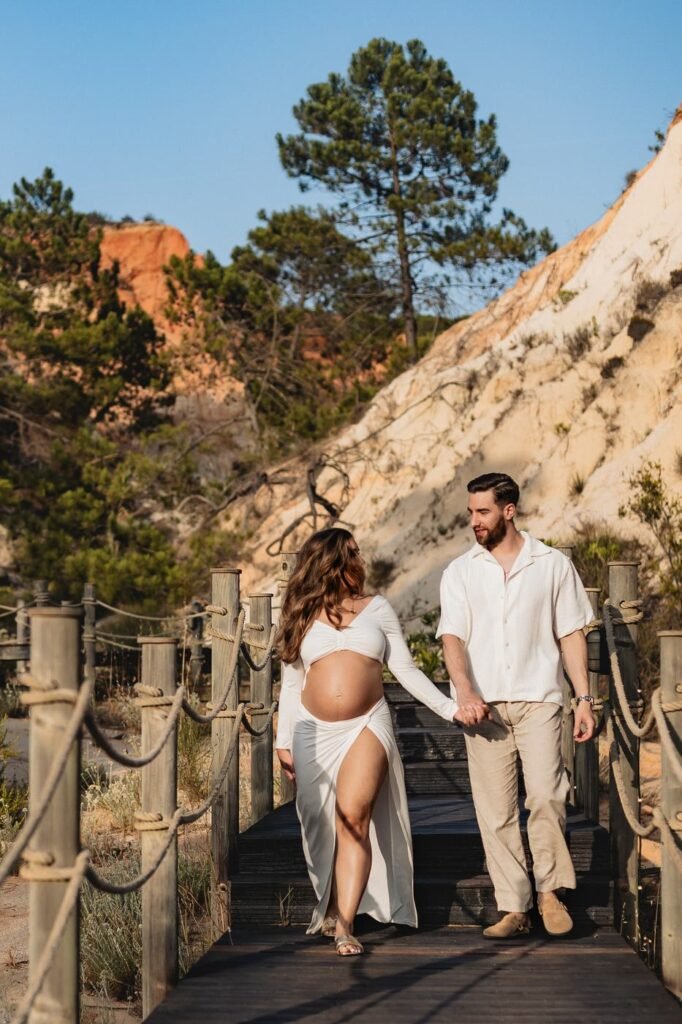 Maternity photoshoot in the Algarve