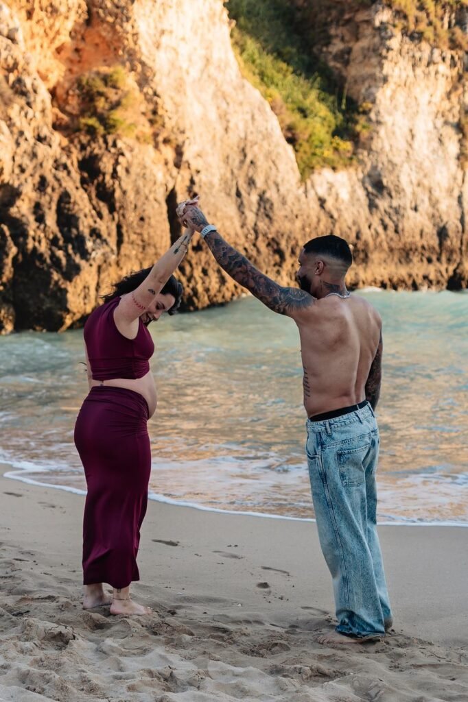 Maternity photoshoot in the Algarve