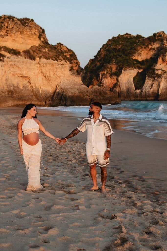 Maternity photoshoot in the Algarve